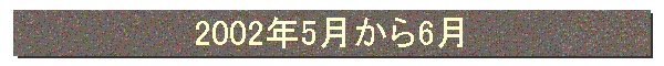 2002年5月から6月